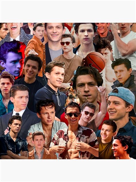 20 pictures of tom holland having fun with his fan proving he is the real life tomholland love mine spidermanhomecoming wallpaper lock. "Tom Holland Photo Collage" Throw Pillow by Jess-16 ...