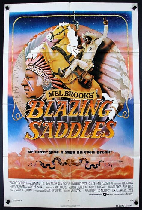 Blazing Saddles 1974 Blazing Saddles Movie Movie Posters Vintage