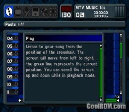 Give calmy leon a try while reading this section: MTV Music Generator ROM (ISO) Download for Sony Playstation / PSX - CoolROM.com