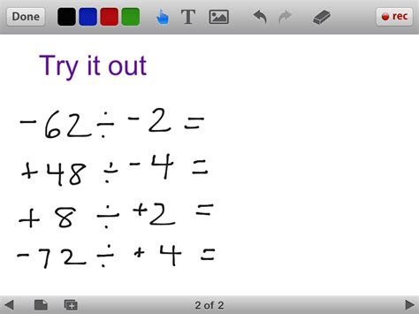 Multiplying And Dividing Integers Math Elementary Math Showme