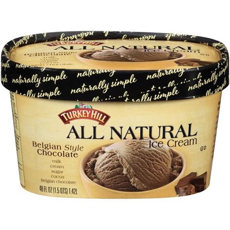 Turkey Hill All Natural Belgian Style Chocolate Ice Cream OBX Grocery