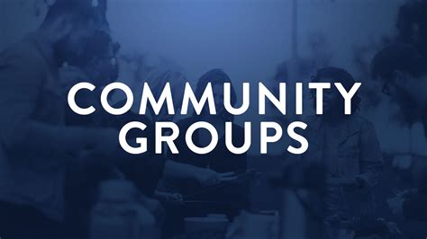 Community Groups — Grace Bible Church
