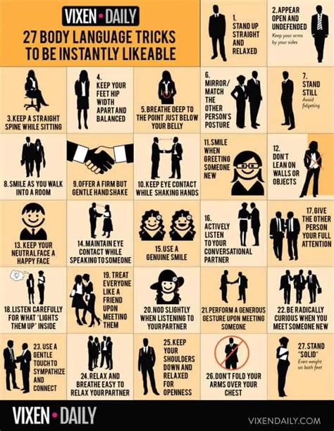 Easy Ways To Be Instantly Likeable Daily Infographic Confident