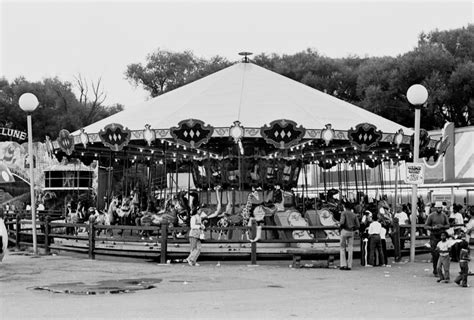 Second Carousel At Edgewater Amusement Park Detroit Michigan Open
