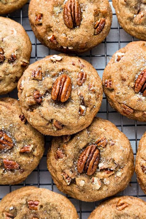 Browned Butter Pecan Cookies Are Packed With Buttered Pecans Nutty