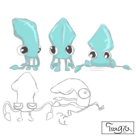 Squid Character Concept By Heroicallytragic On Deviantart