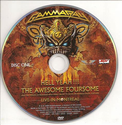 Gamma Ray Hell Yeah The Awesome Foursome 2008 Avaxhome