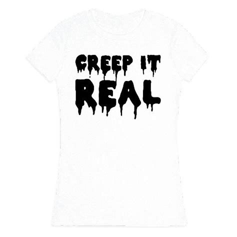 Buy Womens Summer Fashion Creep It Real Tank Short Sleeve White T Shirt At Affordable Prices
