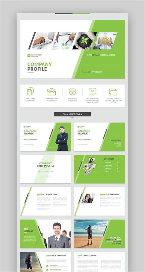 25 Best Free Company Profile Powerpoint Ppt Templates For 2021