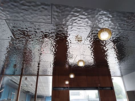 Water Wave Stainless Steel Ceiling Wuxi Boweite Metal Stainless Steel Sheet Water Ripples