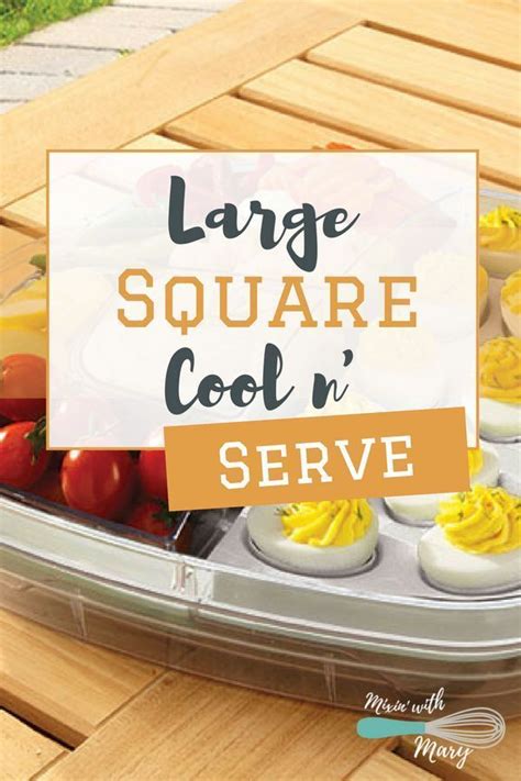Large Square Cool And Serve Pampered Chef Pampered Chef Recipes Cold