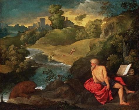 Saint Jerome In The Wilderness Painting By Paris Bordone Pixels