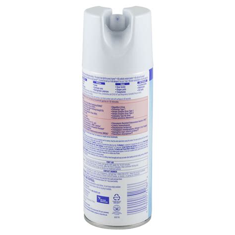 Lysol disinfectant spray crisp linen 12.5 oz. LYSOL® Disinfectant Spray - Crisp Linen® 12.5 ounces Air ...