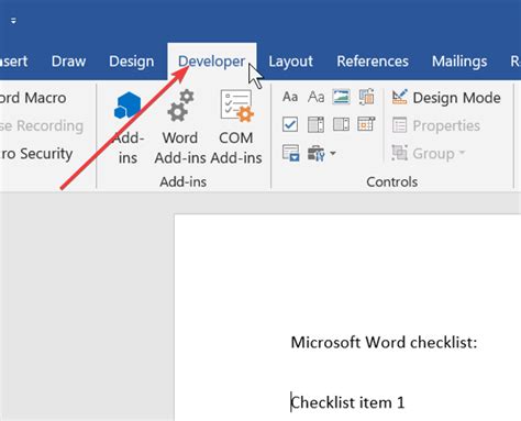 How To Make A Microsoft Word Checklist Easy Method