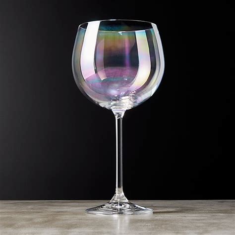 Clarity Iridescent Wine Glass Cb2