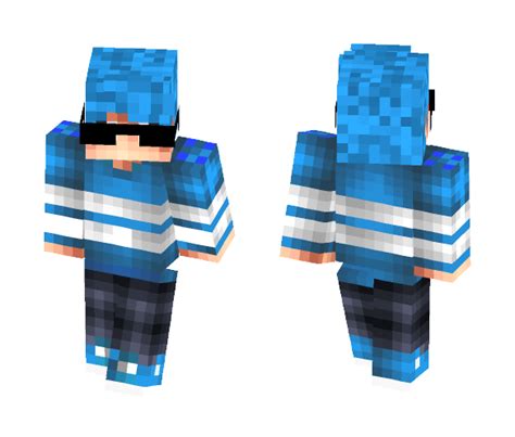 Download Blue Hair Boy Minecraft Skin For Free Superminecraftskins