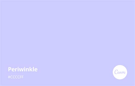 Periwinkle Meaning Combinations And Hex Code Canva Colors