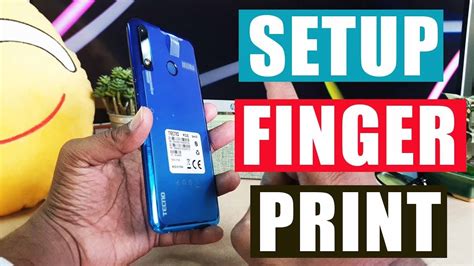 How To Add Fingerprint In Tecno Spark 4 Fingerprint Sensor Youtube