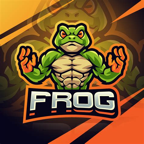 Frog Fighter Esport Logo Design Vector Art At Vecteezy