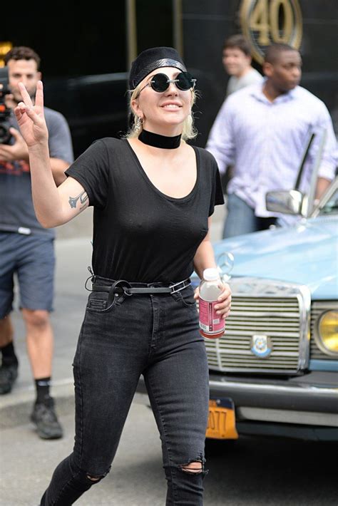 lady gaga braless 19 photos thefappening