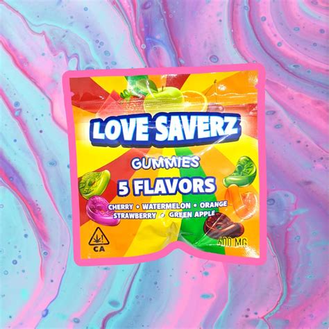 Love Saverz 5 Flavors 600mg Mieles Y Flores Mariguana En Linea