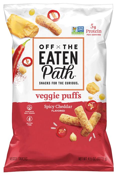 Try Veggie Puffs—deliciously Different From Chips Packed With