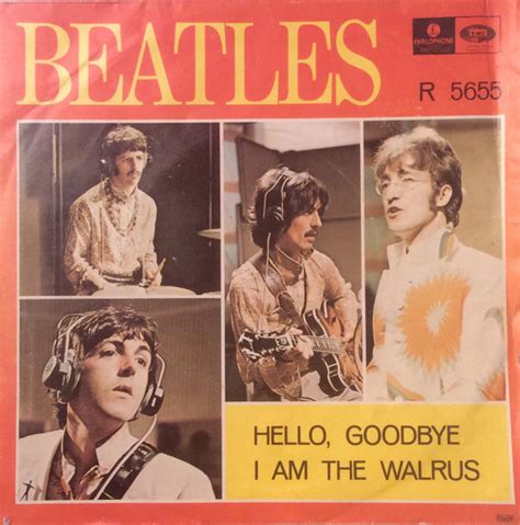 Beatles Hello Goodbye I Am The Walrus 1967 All Rights Label