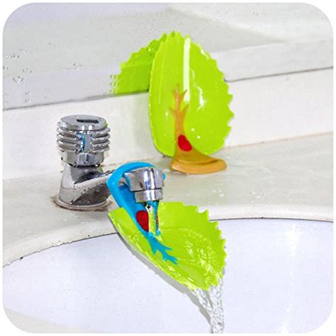 Sink Element Faucet Cover Leaf Design Safety Faucet Extender For