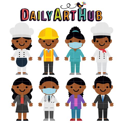 Dream Job Kids Clip Art Set Daily Art Hub Free Clip Art Everyday