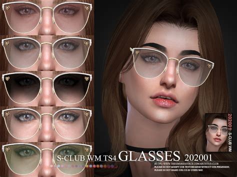 Glasses Collection The Sims 4 P2 Sims4 Clove Share Asia Tổng Hợp