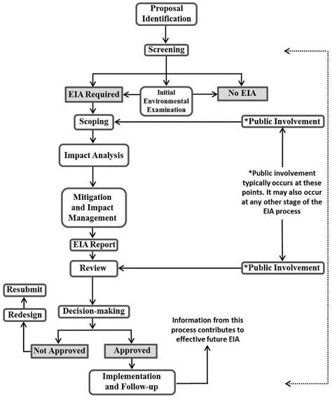 Generalized Eia Process Flowchart Unep 2002 Download Scientific