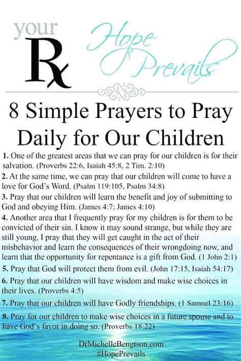 8 Simple Prayers To Pray Daily For Our Children Simple Prayers
