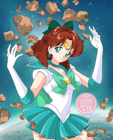 Naru Osaka As Sailor Earth By Ladie911spleenless On Deviantart In 2022 Anime Sailor Moon