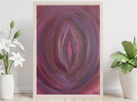 Vaginas Art NSFW Black Vagina Art Vagina Painting Etsy