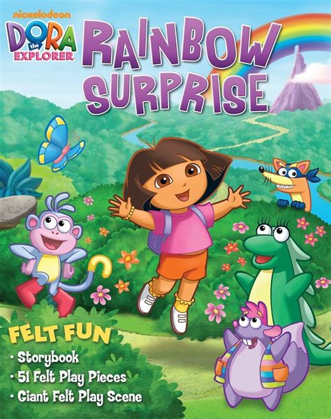 Buy Dora The Explorer Rainbow Surprise Felt Fun Storybook Nickelodeon