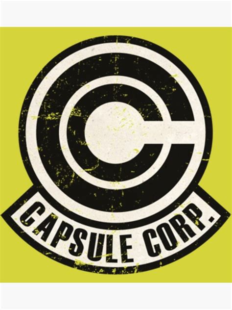 Vintage Capsule Corp Original Logo Poster For Sale By Vincewillms
