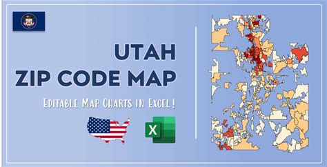 Utah Zip Code Map And Population List In Excel