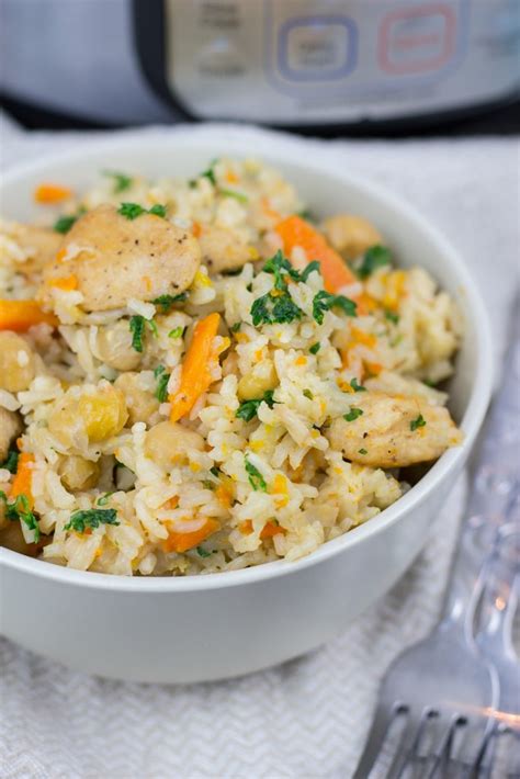 Instant Pot Rice Pilaf With Chicken And Vegetables Veronikas Kitchen
