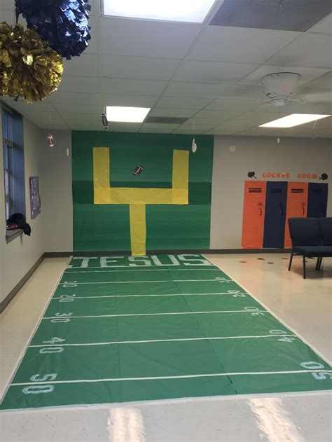 Game On Vbs 2018 Football Field Sports Theme Classroom Vacation