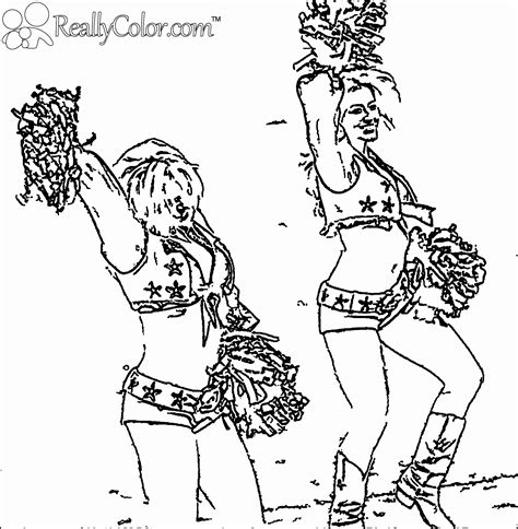Coloring Pages Of Cheerleader At GetColorings Free Printable