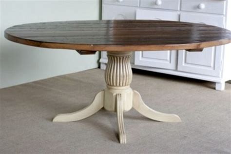 These tables are a great option for informal spaces. Round Kitchen Tables With Fluted Pedestal - Farmhouse ...
