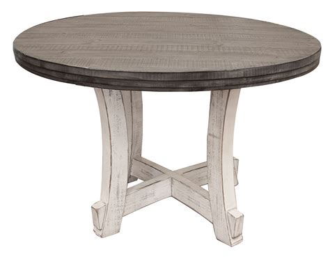 Small off white kitchen table and chairs. Stone Round Dining Table (Off White/ Gray) IFD Furniture ...