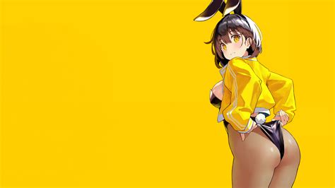 Big Boobs Ass Thighs Bunny Girl Kekemotsu Standing Anime Anime