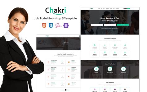 Chakri Plantilla De Sitio Web Bootstrap 5 Del Portal De Empleo