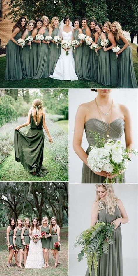 Kale Green Wedding Color Schemes For 2021 Spring Summer Olive Green