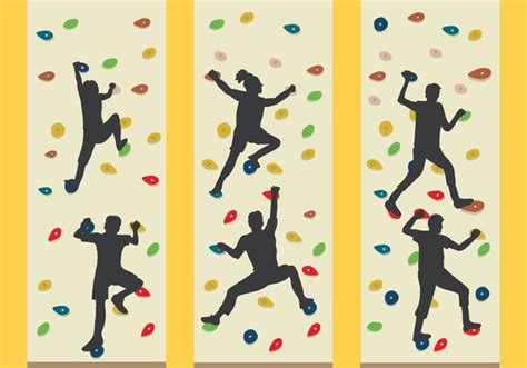 Climbing Wall Vector Vector Art At Vecteezy