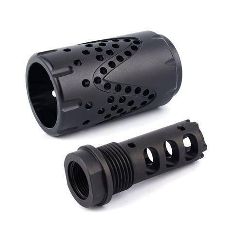 Low Concussion Stainless Ar 10 Muzzle Brake 300308762 58x24rh