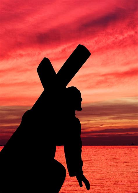Jesus Cross In Red Photograph By Munir Alawi Pixels