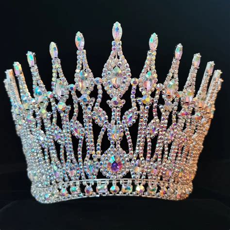 Miss World Pageant Crown Custom Tiaras Contour Band Crowns Buy Pageant Crownrhinestone Crown