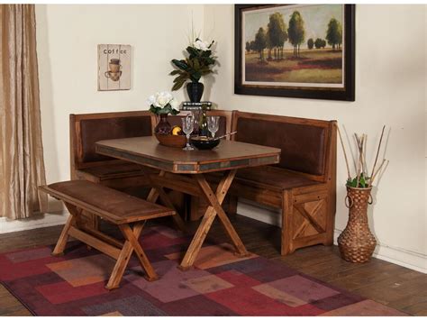 Most tables are available in standard or counter height option, round or rectangular shape. Corner Nook Dining Sets — Design And Decor Ideas : Best ...